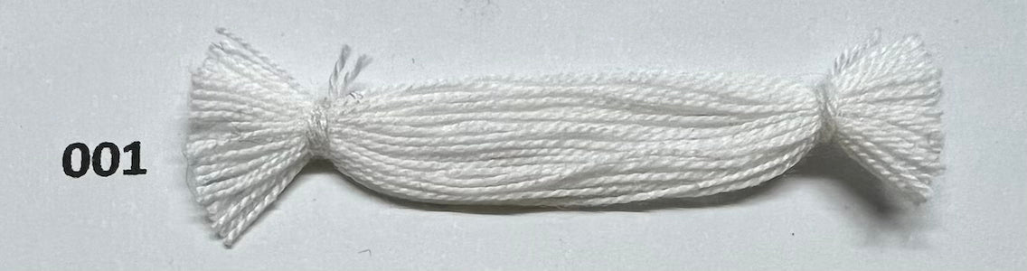 Madeja Rayón en Color Blanco