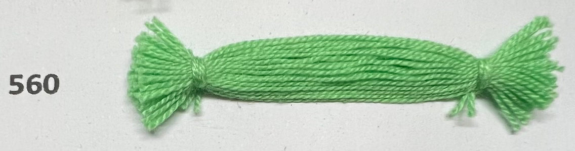 Madeja Rayón en Color Verde
